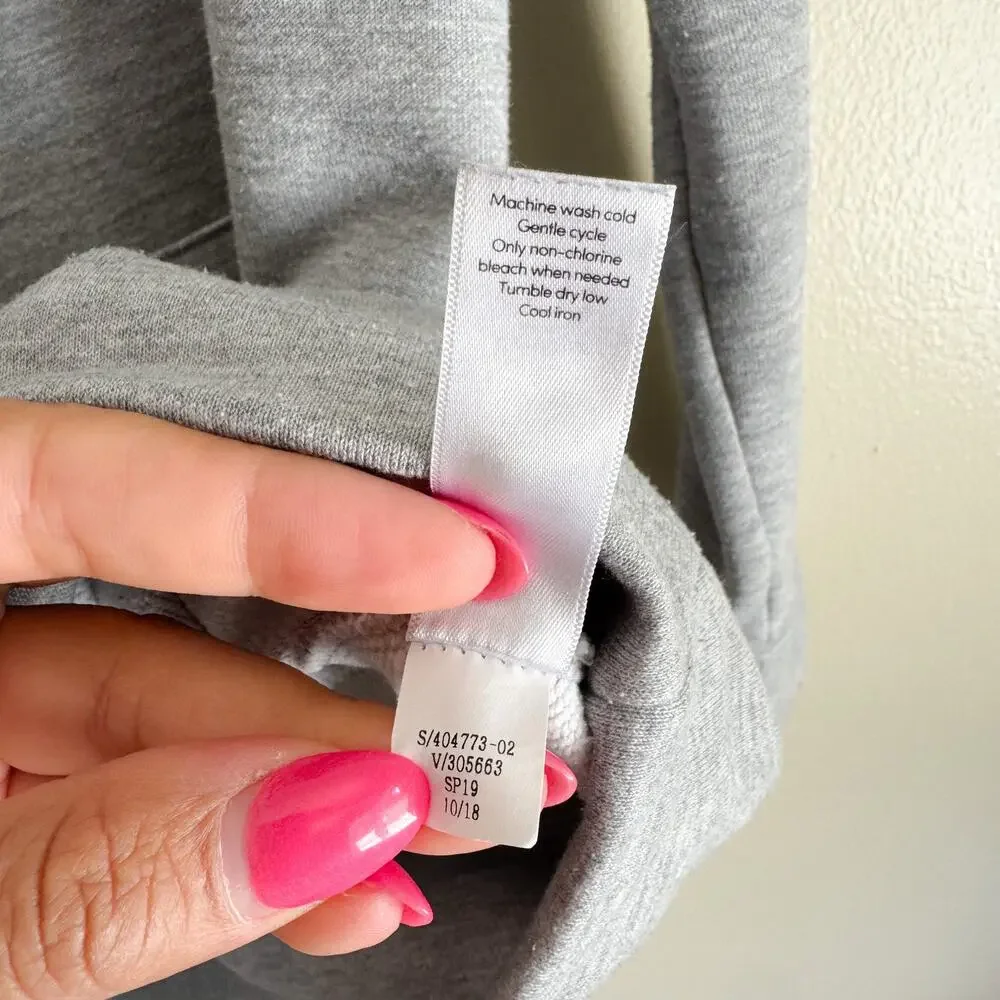 Athleta Grey Incline Hoodie Hooded Sweatshirt Small